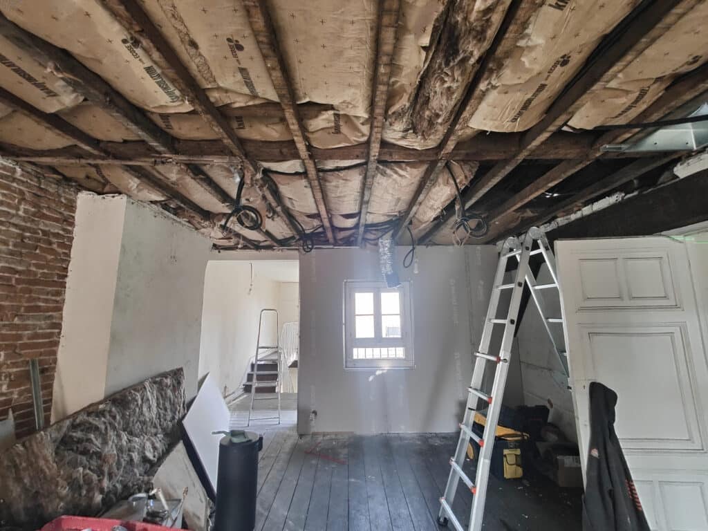 Chantier de rénovation électrique - Toulouse Capitole