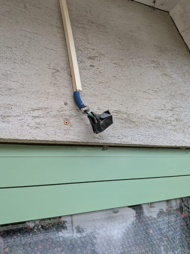 Mise en sécurité des connexions électriques non utilisées